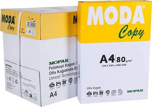 Mopak Moda A4 80g 2500 Yaprak Fotokopi Kağıdı