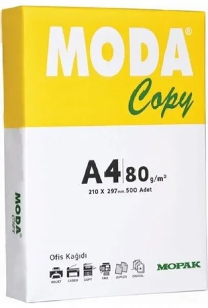 Mopak Moda A4 80g 500 Yaprak Fotokopi Kağıdı