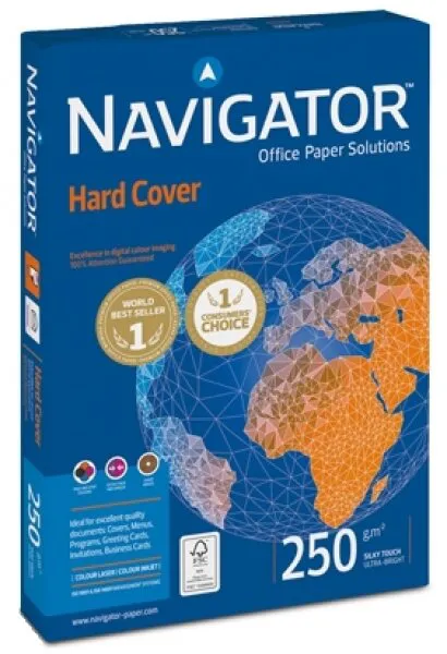 Navigator Hard Cover A4 250g 125 Yaprak Fotokopi Kağıdı