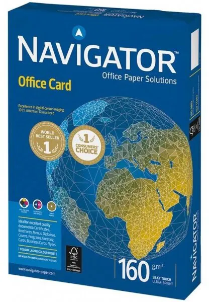 Navigator Office Card A3 160g 250 Yaprak Fotokopi Kağıdı