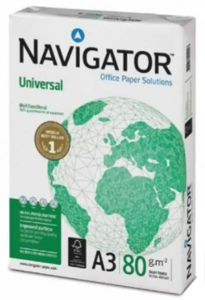 Navigator Universal A3 80g 500 Yaprak Fotokopi Kağıdı