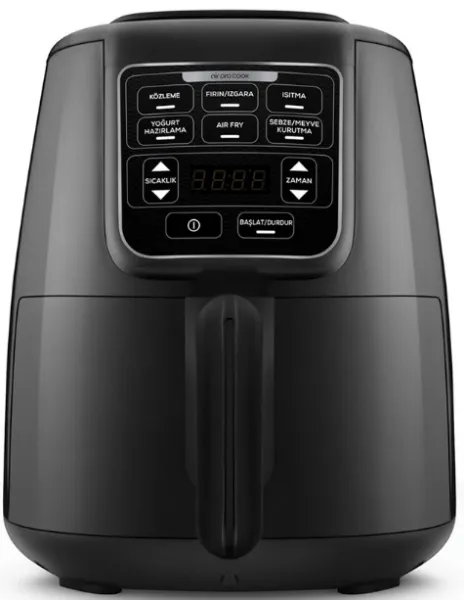 Karaca Air Pro Cook Köz XL Space Gray Air Fryer Gri (153.03.08.4471) Fritöz
