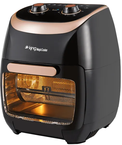 King MagicCooker Plus KYF29 Air Fryer Siyah Fritöz