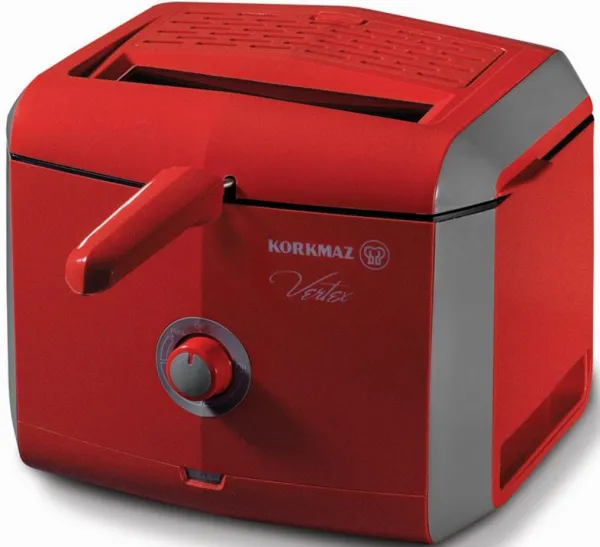Korkmaz Vertex A486 Kırmızı Fritöz