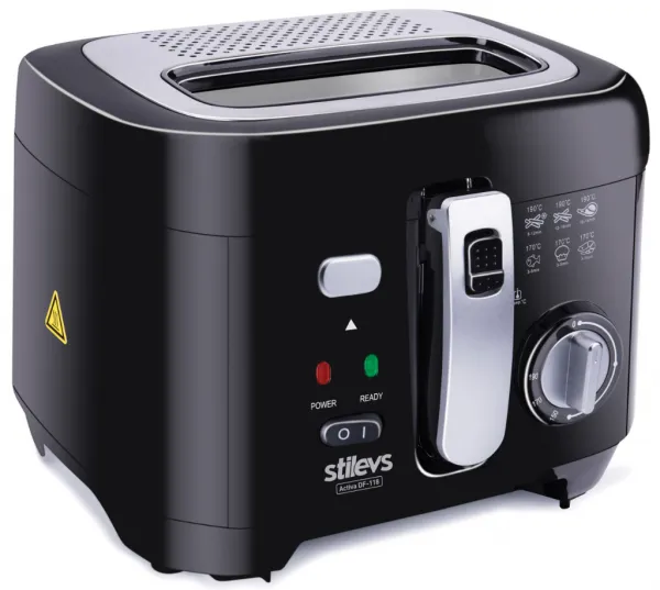 Stilevs Activa DF-118 Siyah Fritöz