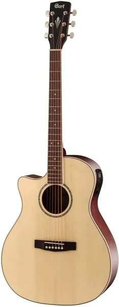 Cort GA-MEDX LH Elektro Akustik Gitar