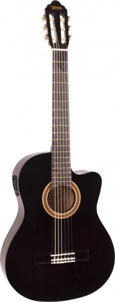 Valencia VC104CVT (VC104CVT-BK) Elektro Klasik Gitar