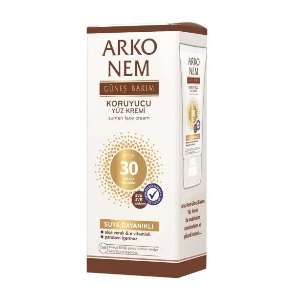 Arko Nem Yüz Kremi F30 75 ml Güneş Ürünleri