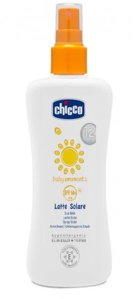 Chicco Latte Solare 50+ Faktör Sprey 150 ml Güneş Ürünleri