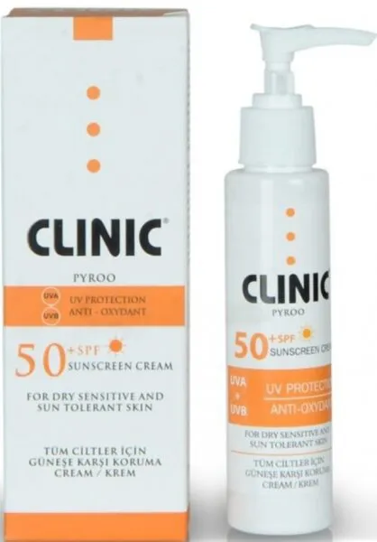 Clinic Professionel Tüm Ciltler Güneş Kremi 50+Spf 125 ml Güneş Ürünleri