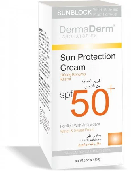 DermaDerm 50+ Faktör Krem 100 ml Güneş Ürünleri