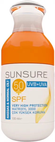 Dermo Clean Sunsure Hassas Ciltler 50 Spf 100 ml Güneş Ürünleri