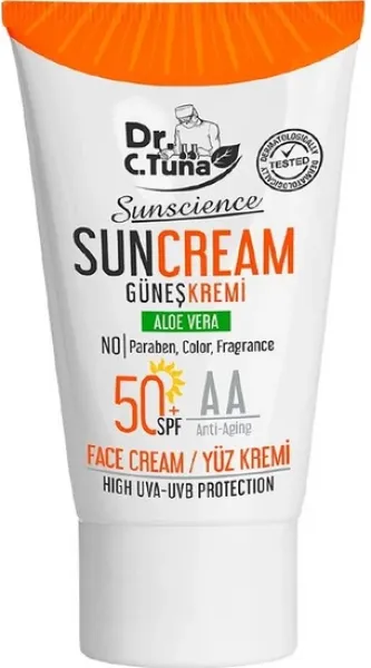 Farmasi Dr.C.Tuna Sun Science Güneş Koruyucu Yüz Kremi Spf 50+ 50 ml Güneş Ürünleri