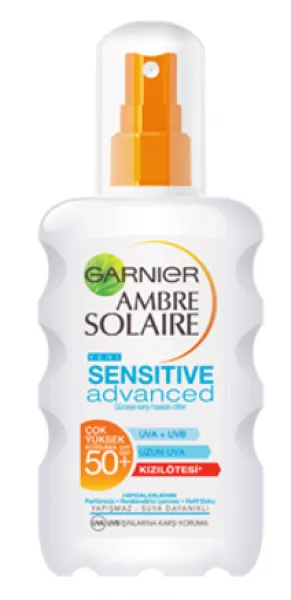 Garnier Ambre Solaire Sensitive Advanced 50+ Faktör Sprey 150 ml Güneş Ürünleri