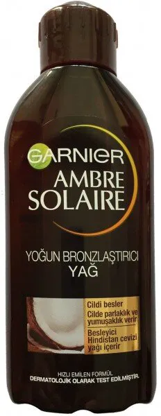 Garnier Ambre Solaire Yoğun Bronzlaştırıcı Yağ 200 ml Güneş Ürünleri