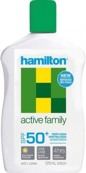 Hamilton Active Family 50+ Faktör 125 ml 125 ml Güneş Ürünleri