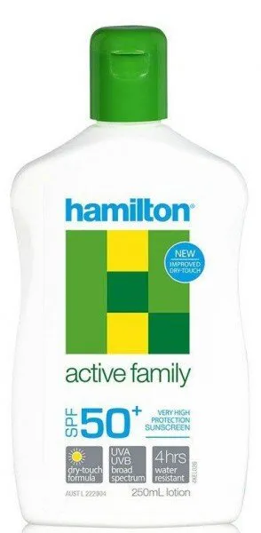 Hamilton Active Family 50+ Faktör 250 ml 250 ml Güneş Ürünleri