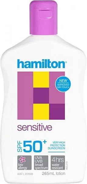 Hamilton Sensitive 50+ Faktör Losyon 265 ml Güneş Ürünleri