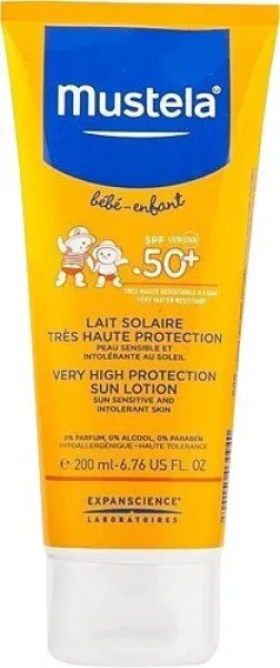 Mustela Very High Protection 50+ Losyon 200 ml Güneş Ürünleri