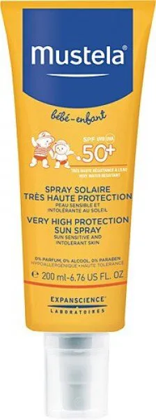 Mustela Very High Protection 50+ Sprey 200 ml Güneş Ürünleri