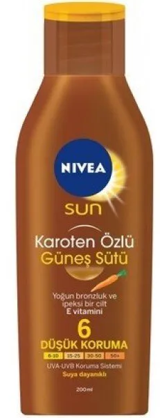 Nivea Sun Carotene Sun Lotion 6 Faktör Losyon 200 ml Güneş Ürünleri