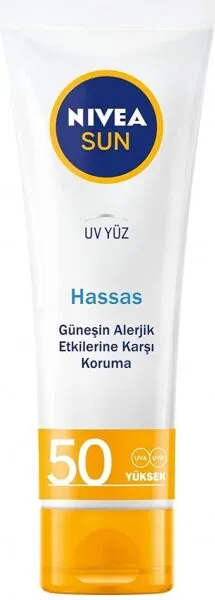 Nivea Sun Hassas Koruma 50 Faktör Krem 50 ml Güneş Ürünleri