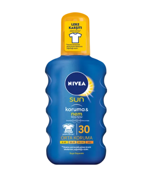 Nivea Sun Koruma & Nem 30 Faktör Sprey 200 ml 30 Faktör Güneş Ürünleri