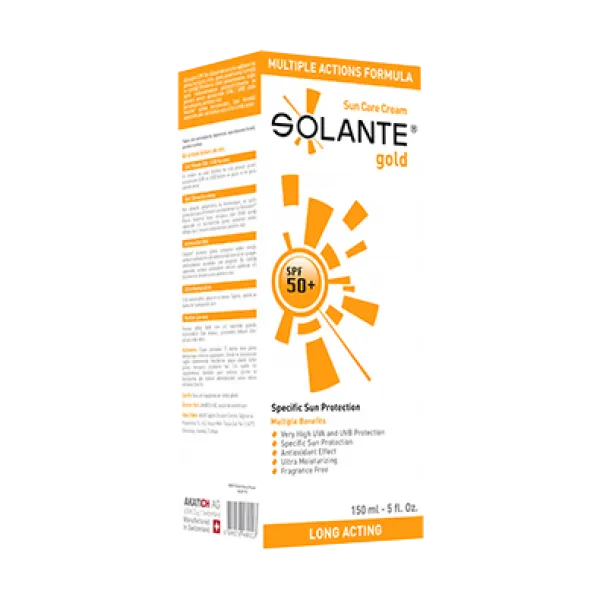 Solante Gold 50+ Faktör Krem 150 ml 50 Faktör Güneş Ürünleri