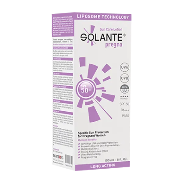 Solante Pregna 50+ Faktör Losyon 150 ml Güneş Ürünleri