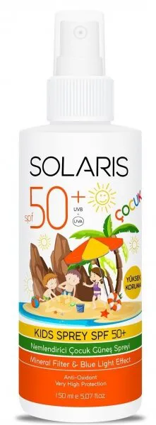 Solaris Çocuk Sprey SPF 50+ 150 ml Güneş Ürünleri