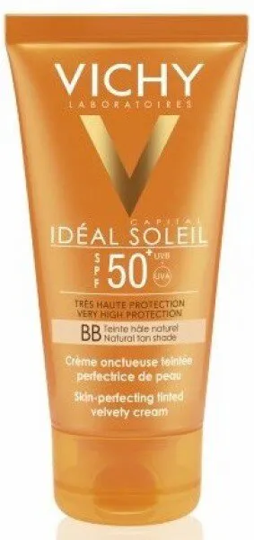 Vichy Ideal Soleil BB Tinted Velvety 50+ Faktör Krem 50 ml Güneş Ürünleri
