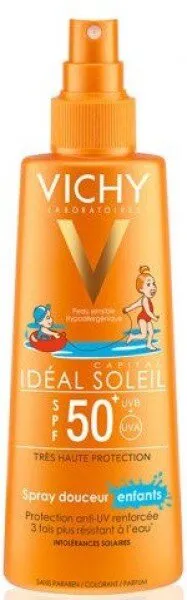 Vichy Ideal Soleil Douceur Çocuk 50+ Faktör Sprey 200 ml Güneş Ürünleri