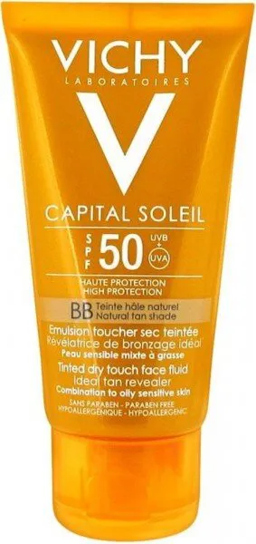 Vichy Ideal Soleil Tinted Dry Touch 50 Faktör Krem 50 ml Güneş Ürünleri
