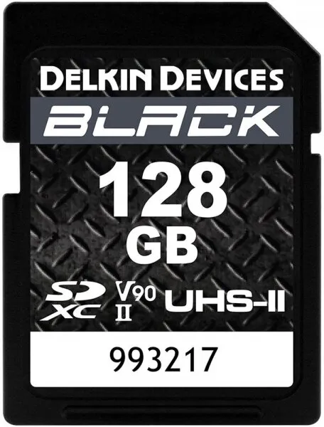 Delkin Devices Black 128 GB (DSDBV90128) SD