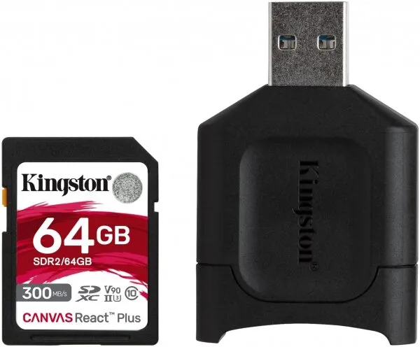 Kingston Canvas React Plus 64 GB (MLPR2/64GB) SD