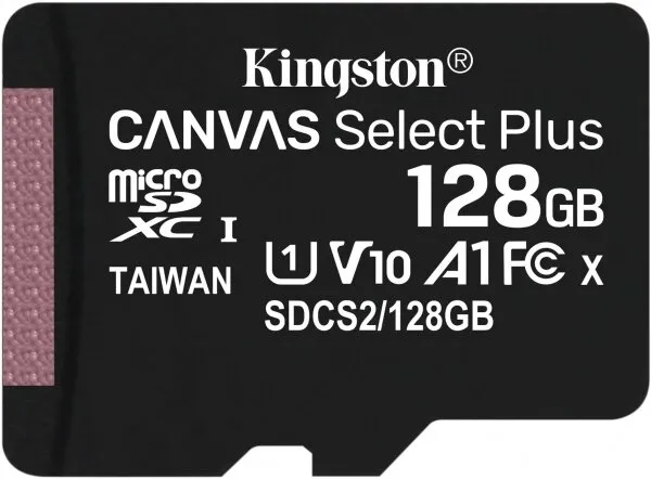 Kingston Canvas Select Plus 128 GB (SDCS2/128GB) microSD