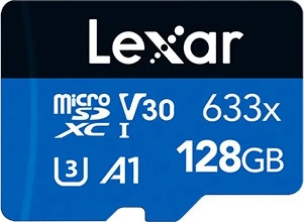 Lexar High-Performance 633x 128 GB (LSDMI128BB633A) microSD