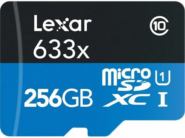 Lexar High-Performance 633x (LSDMI256BBEU633A) microSD