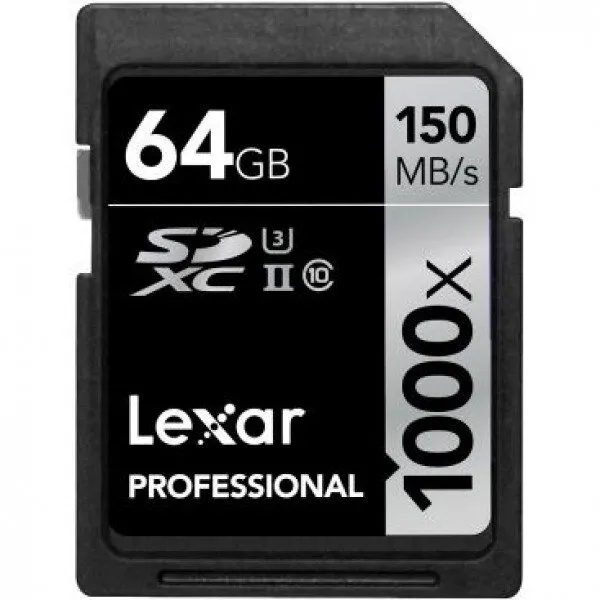Lexar Professional 1000x 64 GB (LSD64GCRBEU1000) SD