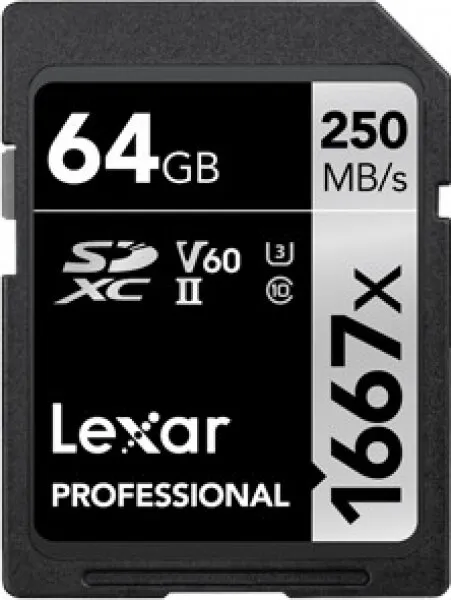 Lexar Professional 1667x 64 GB (LSD64GCB1667) SD