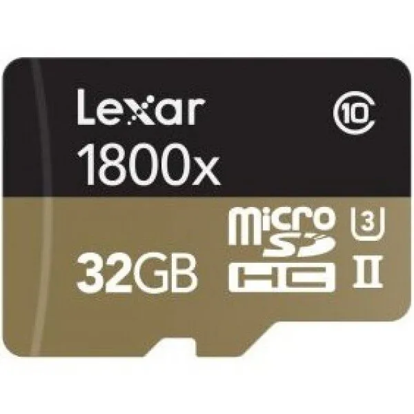 Lexar Professional 1800x 32 GB (LSDMI32GCRBNA1800R) microSD