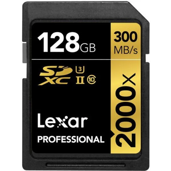 Lexar Professional 2000x 128 GB (LSD128CRBNA2000R) SD