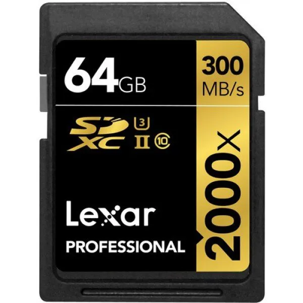 Lexar Professional 2000x 64 GB (LSD64GCRBNA2000R) SD