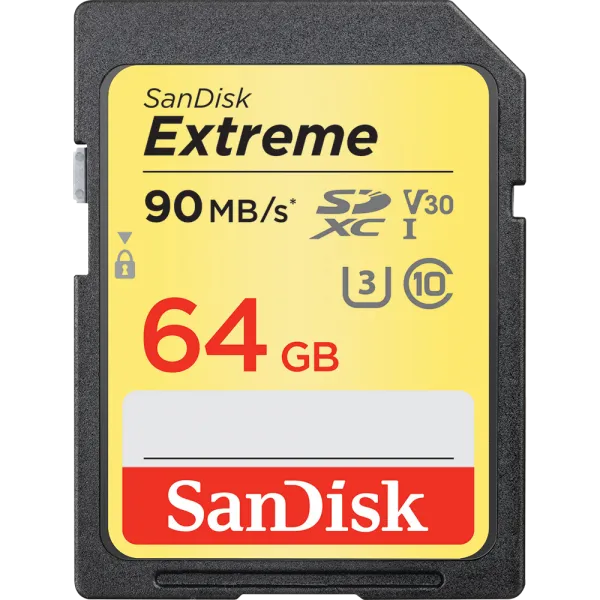Sandisk Extreme 64 GB (SDSDXNE-064G-GNCIN) SD