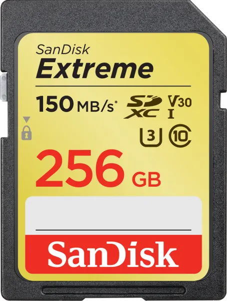 Sandisk Extreme 256 GB (SDSDXV5-256G-GNCIN) SD