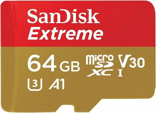 Sandisk Extreme 64 GB (SDSQXAF-064G-GN6MA) microSD