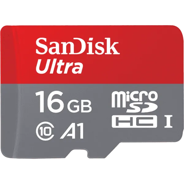 Sandisk Ultra 16 GB (SDSQUAR-016G-GN6MA) microSD