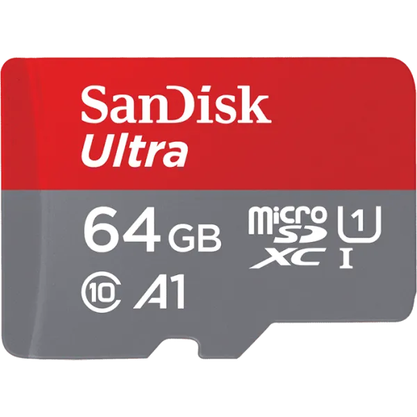 Sandisk Ultra 64 GB (SDSQUAR-064G-GN6MA) microSD