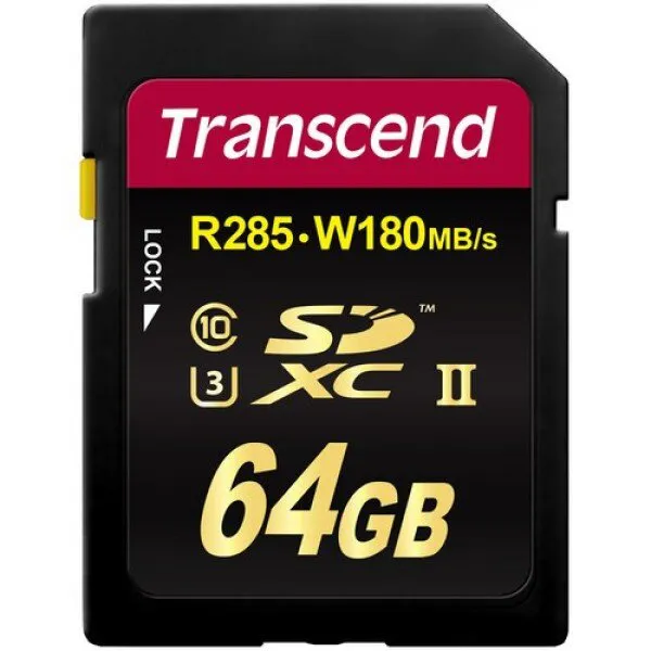 Transcend TS64GSD2U3 64 GB (TS64GSD2U3) SD