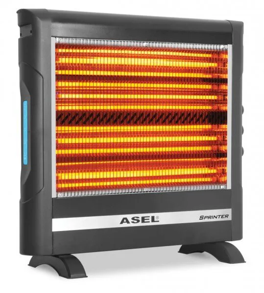 Asel AH-8225 2800W Quartz Isıtıcı